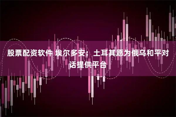 股票配资软件 埃尔多安：土耳其愿为俄乌和平对话提供平台